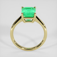 2.92 Ct. Emerald Ring, 18K Yellow Gold 3