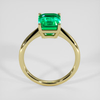 2.82 Ct. Emerald Ring, 18K Yellow Gold 3