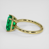 2.82 Ct. Emerald Ring, 18K Yellow Gold 4