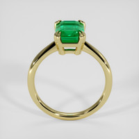 2.08 Ct. Emerald Ring, 18K Yellow Gold 3