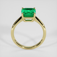 2.67 Ct. Emerald Ring, 18K Yellow Gold 3