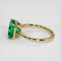 2.67 Ct. Emerald Ring, 18K Yellow Gold 4