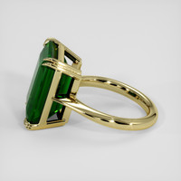 10.61 Ct. Emerald Ring, 18K Yellow Gold 4