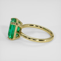 3.50 Ct. Emerald Ring, 18K Yellow Gold 4