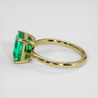 2.95 Ct. Emerald Ring, 18K Yellow Gold 4