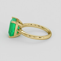 2.59 Ct. Emerald Ring, 18K Yellow Gold 4