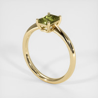 0.88 Ct. Gemstone Ring, 18K Yellow Gold 2