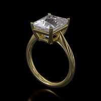 4.74 Ct. Gemstone Ring, 18K Yellow Gold 2