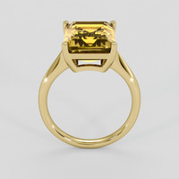 5.24 Ct. Orangish Yellow Citrine Ring, 18K Yellow Gold 3