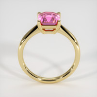 1.52 Ct. Pink Sapphire Ring, 18K Yellow Gold 3