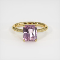 3.06 Ct. Sapphire Ring, 18K Yellow Gold 1