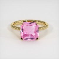 2.63 Ct. Sapphire Ring, 18K Yellow Gold 1