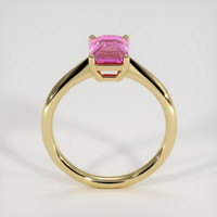 2.03 Ct. Pink Sapphire Ring, 18K Yellow Gold 3
