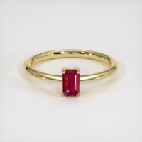 Ruby Ring 0.51 Ct., 18K Yellow Gold Preview