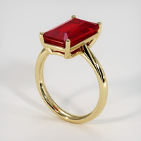 5.02 Ct. Ruby Ring, 18K Yellow Gold 2