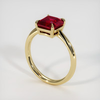 2.08 Ct. Ruby Ring, 18K Yellow Gold 2