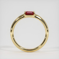 1.20 Ct. Ruby Ring, 18K Yellow Gold 3