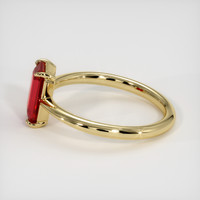 1.20 Ct. Ruby Ring, 18K Yellow Gold 4