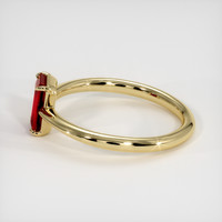 0.95 Ct. Ruby Ring, 18K Yellow Gold 4