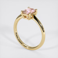1.57 Ct. Padparadscha Sapphire Ring, 18K Yellow Gold 2