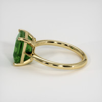 5.05 Ct. Green Sapphire Ring, 18K Yellow Gold 4