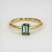 0.98 Ct. Sapphire Ring, 18K Yellow Gold 1