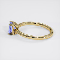 1.01 Ct. Violet Sapphire Ring, 18K Yellow Gold 4