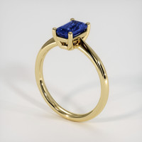 1.09 Ct. Sapphire Ring, 18K Yellow Gold 2