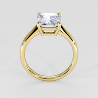3.56 Ct. Blue Sapphire Ring, 18K Yellow Gold 3