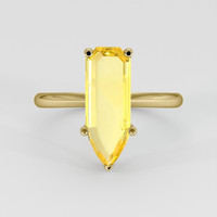 1.88 Ct. Yellow Sapphire Ring, 18K Yellow Gold 1