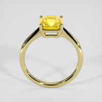 3.45 Ct. Yellow Sapphire Ring, 18K Yellow Gold 3