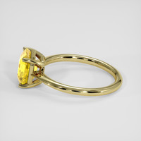3.45 Ct. Yellow Sapphire Ring, 18K Yellow Gold 4