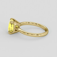 2.10 Ct. Yellow Sapphire Ring, 18K Yellow Gold 4