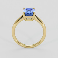 2.17 Ct. Blue Sapphire Ring, 18K Yellow Gold 3