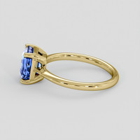 2.17 Ct. Blue Sapphire Ring, 18K Yellow Gold 4