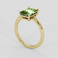 3.02 Ct. Bi Color Sapphire Ring, 18K Yellow Gold 2