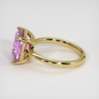 3.89 Ct. Sapphire Ring, 18K Yellow Gold 4