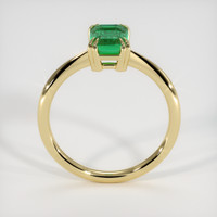 1.59 Ct. Emerald Ring, 18K Yellow Gold 3