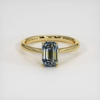 1.71 Ct. Bi Color Sapphire Ring, 18K Yellow Gold 1