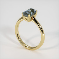 1.71 Ct. Bi Color Sapphire Ring, 18K Yellow Gold 2