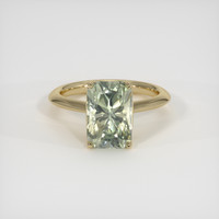 3.80 Ct. Sapphire Ring, 18K Yellow Gold 1