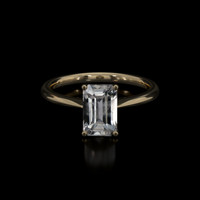 2.22 Ct. Sapphire Ring, 18K Yellow Gold 1
