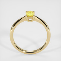 0.64 Ct. Yellow Sapphire Ring, 18K Yellow Gold 3