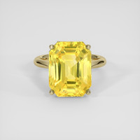 16.34 Ct. Yellow Sapphire Ring, 18K Yellow Gold 1