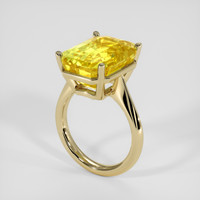 16.34 Ct. Yellow Sapphire Ring, 18K Yellow Gold 2