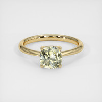 1.37 Ct. Yellow Sapphire Ring, 18K Yellow Gold 1