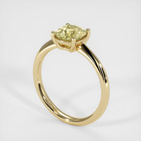 1.37 Ct. Yellow Sapphire Ring, 18K Yellow Gold 2