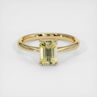 1.46 Ct. Yellow Sapphire Ring, 18K Yellow Gold 1