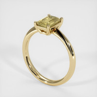1.46 Ct. Yellow Sapphire Ring, 18K Yellow Gold 2