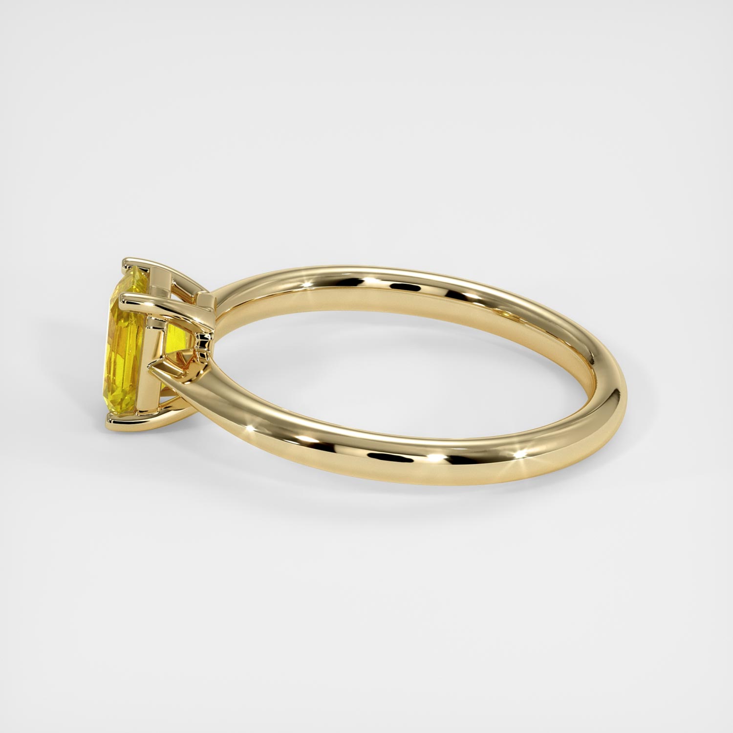Yellow Sapphire Ring 1.07 Ct. 18K Yellow Gold | The Natural